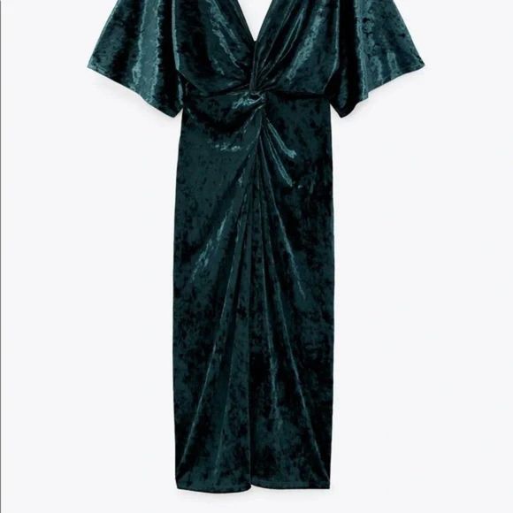 Zara Velvet Midi Dress - Picture 7 of 12